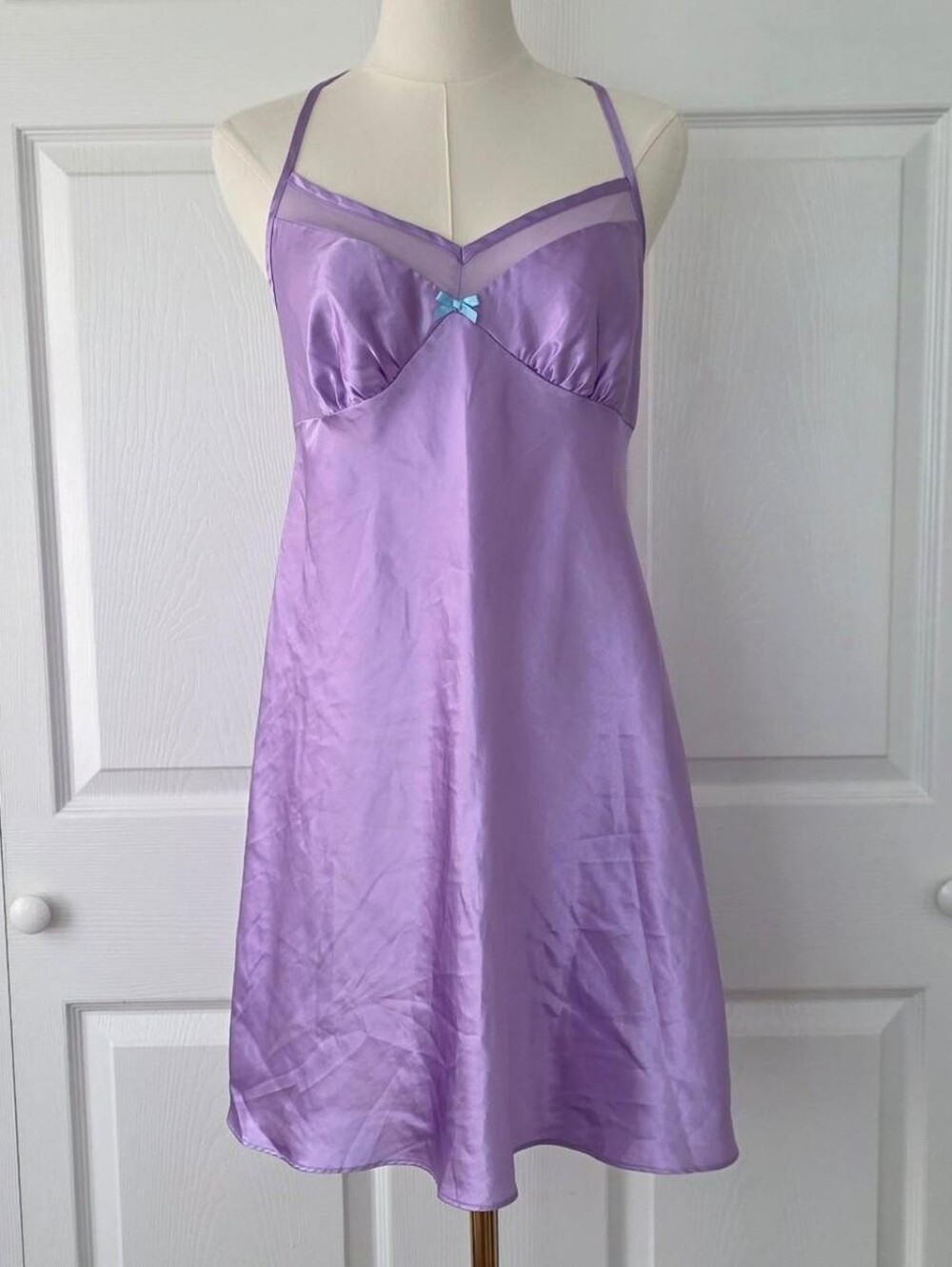 ♡ Purple Satin Chemise, Secret Treasures, Size Small ♡